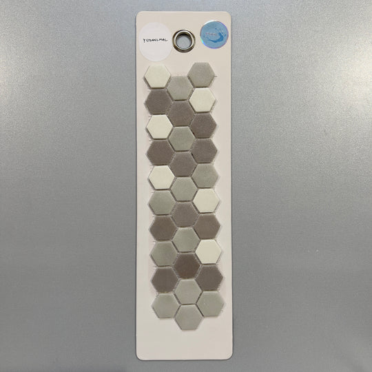 mixed beige hexagon pool tile mosaic - ystoancmal