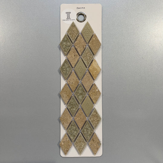 mixed beige stone decorative diamond mosaic - yswidia