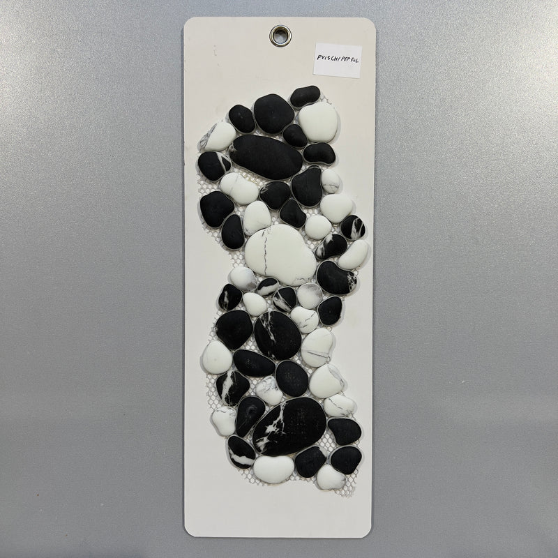 mixed black pebbles - pvischipepfol