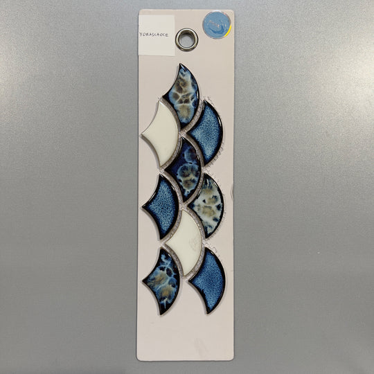 mixed blue fan pool tile mosaic - ydrascaoce