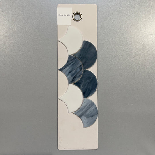 mixed blue pearl fan mosaic - ynewscagre