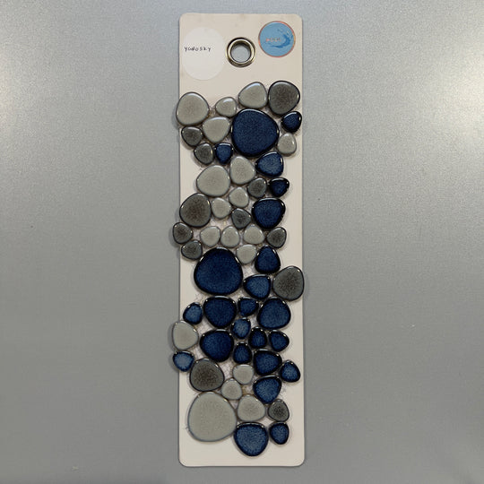 mixed blue pebble pool tile mosaic - ygrosky