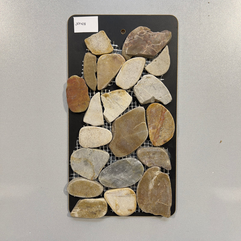 mixed brown pebbles - jfp108
