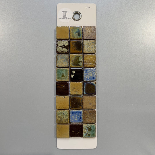 mixed brown square mosaic - yter