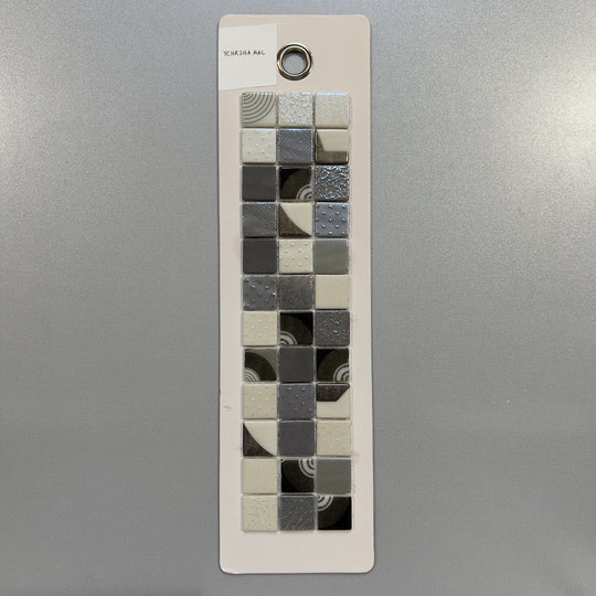 mixed grey decorative square mosaic - ychrshamal