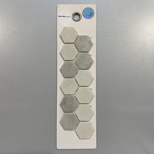 mixed grey hexagon pool tile mosaic - yhexzelxlhel