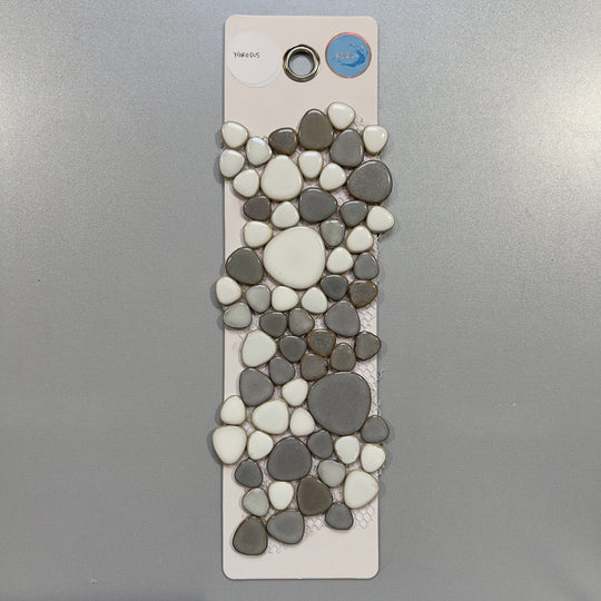 mixed grey pebble pool tile mosaic - ygrodus