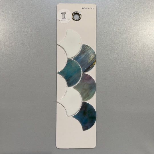 mixed pearl green fan mosaic - ynewscaoce