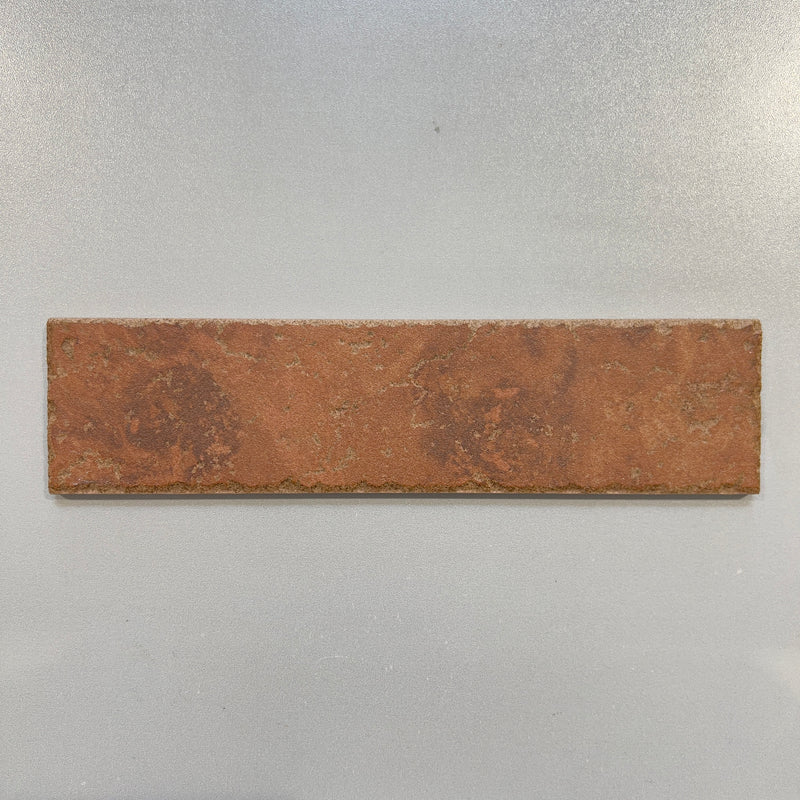 Red (3x12) brick look porcelain subway tile - opieros