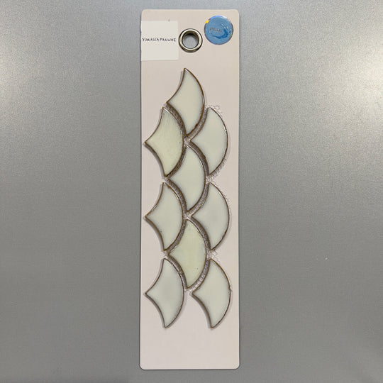 white fan pool tile mosaic - ydrascafanwhi