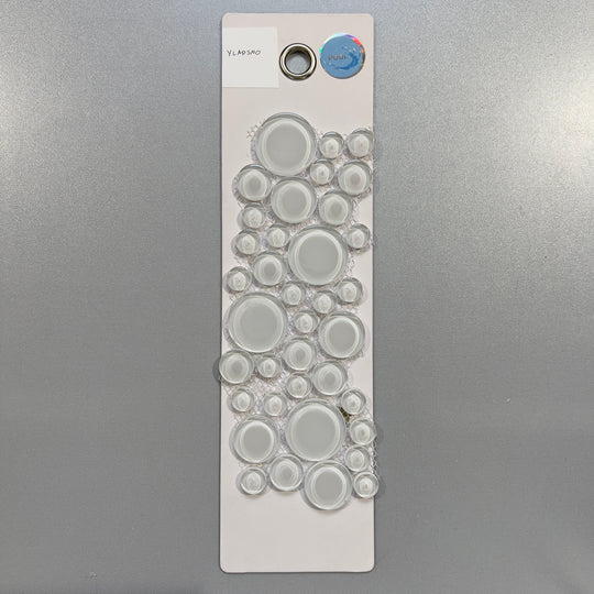 white glass circle pool tile mosaic - yladsno