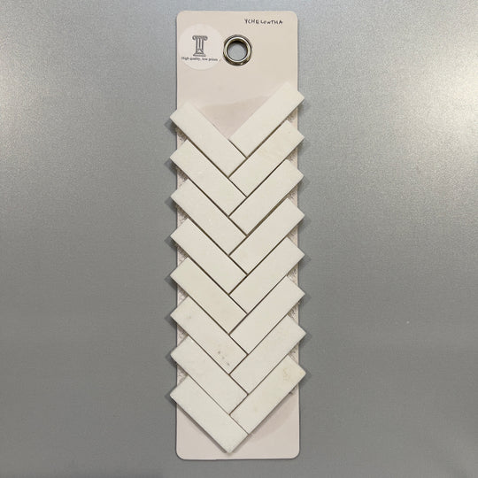 white marble herringbone mosaic - ychelontha