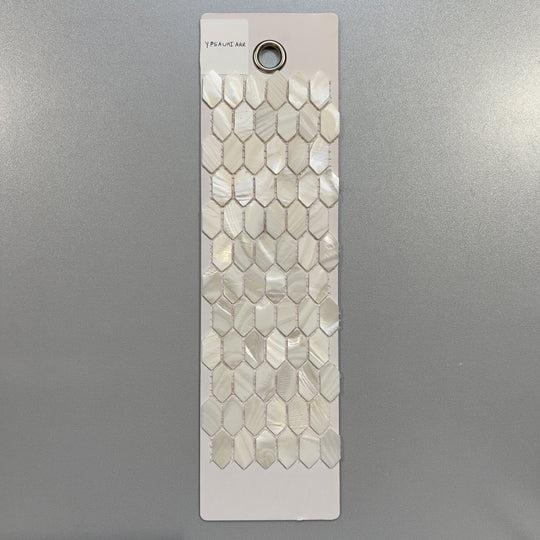 white pearl picket mosaic - ypeawhiarr