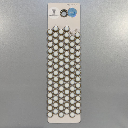 white penny round pool tile mosaic - yfanwhipen